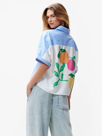 Catwalk Junkie Blouse Graphic