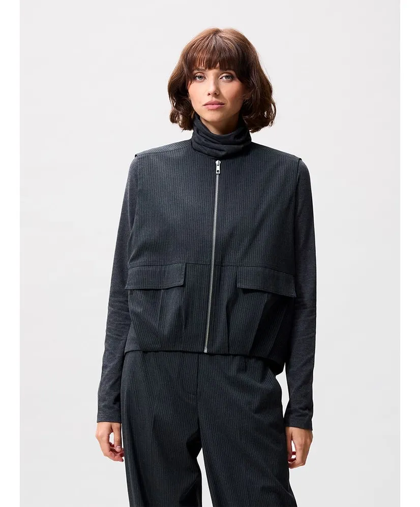 Catwalk Junkie Bodywarmer Pinstripe
