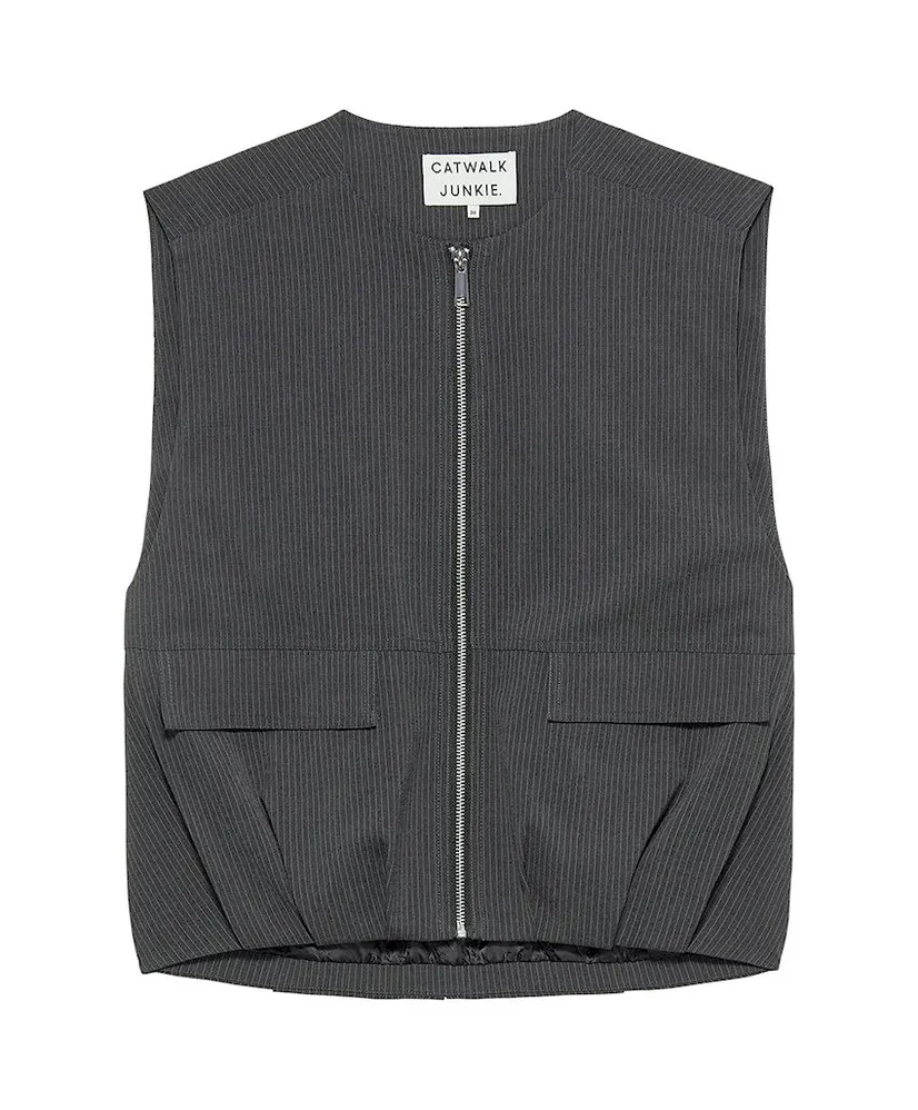 Catwalk Junkie Bodywarmer Pinstripe