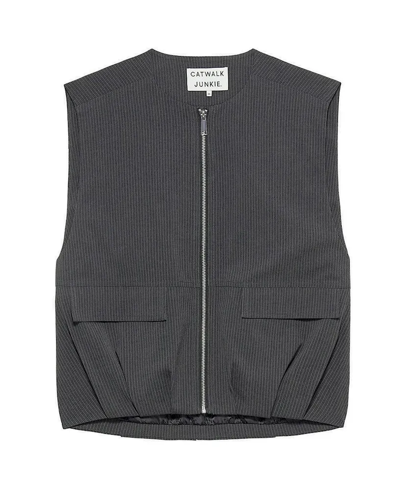 Catwalk Junkie Bodywarmer Pinstripe