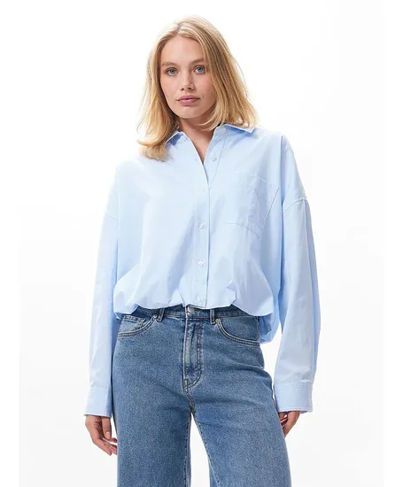 Catwalk Junkie Cropped Blouse Tuck In