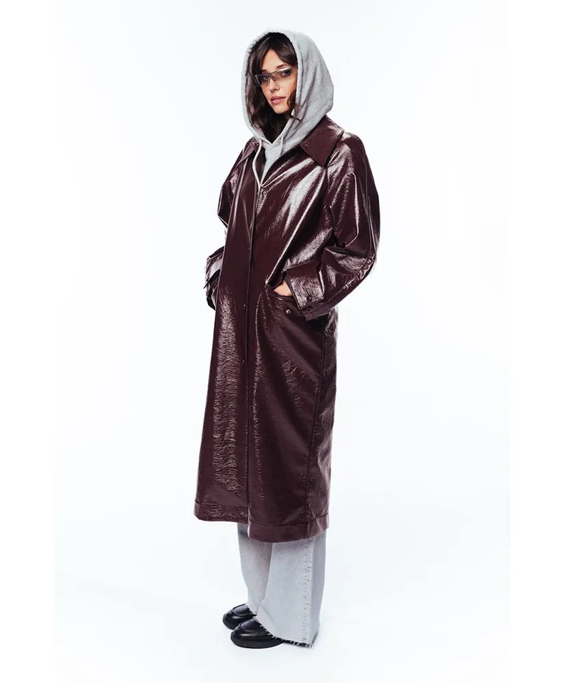 Catwalk Junkie Mantel Jas Vegan Leather