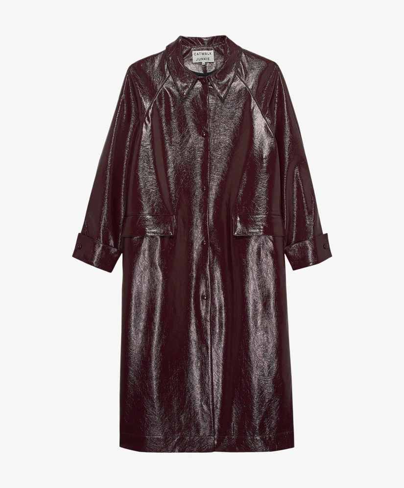 Catwalk Junkie Mantel Jas Vegan Leather