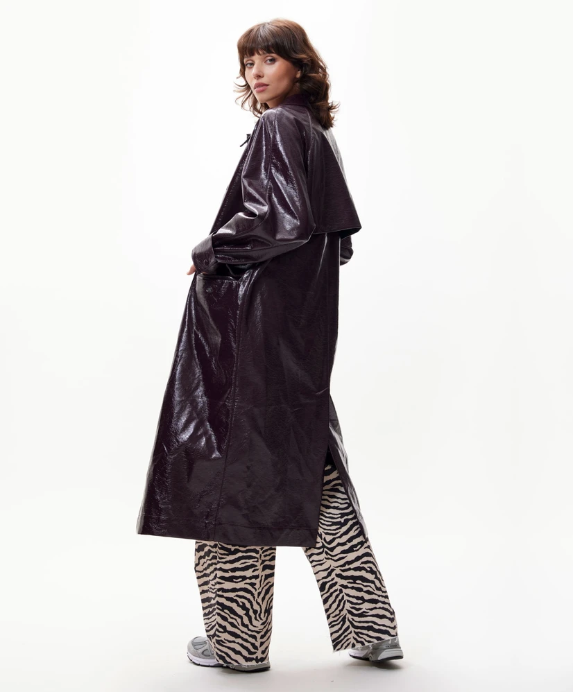 Catwalk Junkie Mantel Jas Vegan Leather