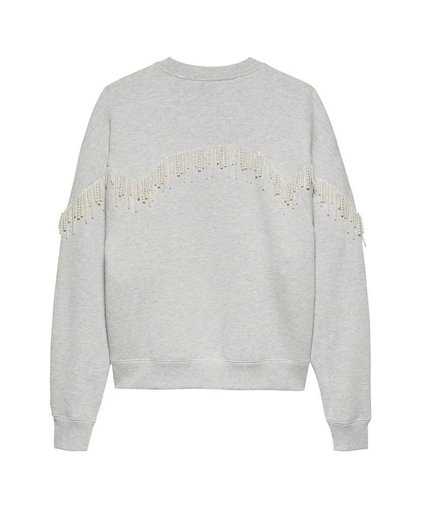 Catwalk Junkie Sweater Pearl Fringed
