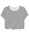 Catwalk Junkie T-shirt Gestreept Tuck In