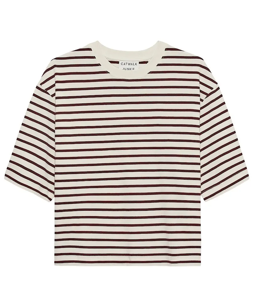 Catwalk Junkie T-shirt Gestreept