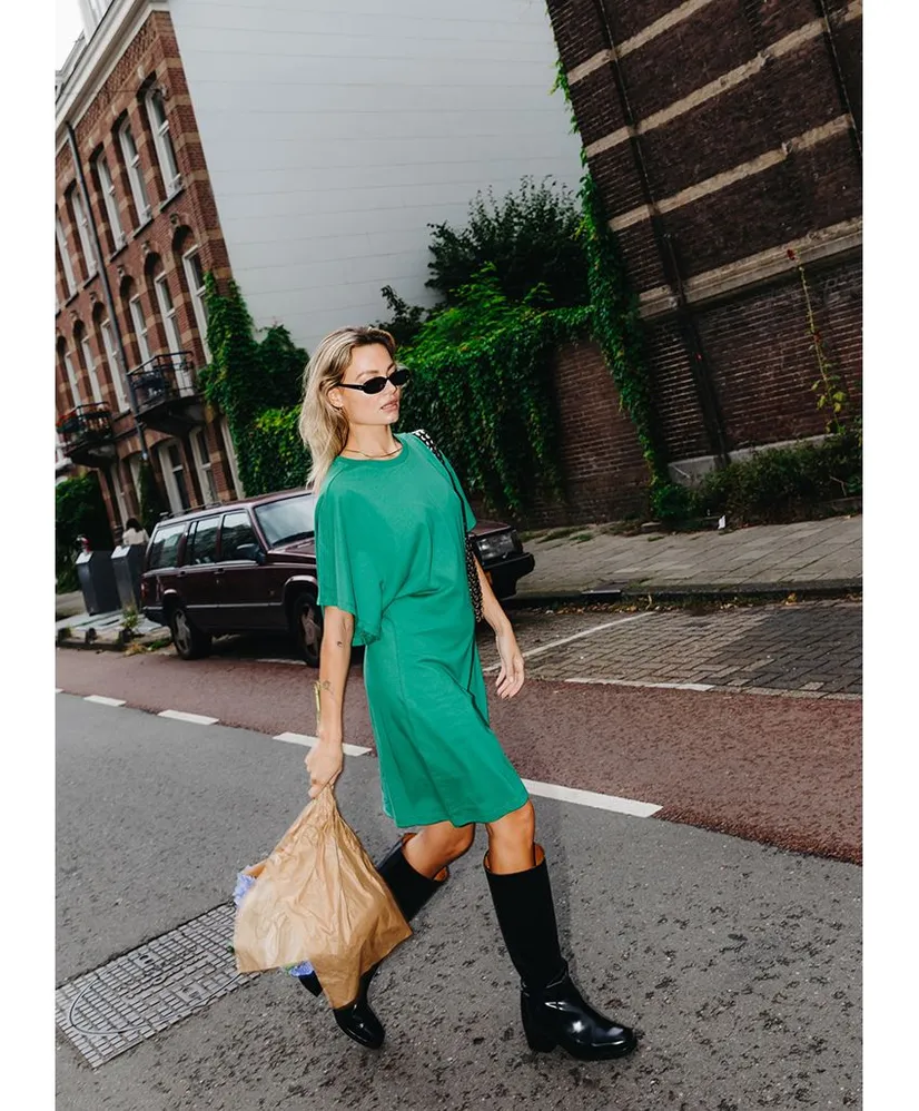 Catwalk Junkie T-shirt Jurk Effen
