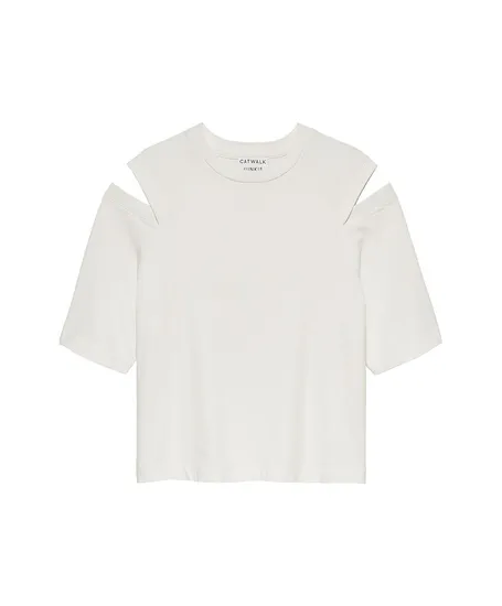 Catwalk Junkie T-shirt Open Shoulders