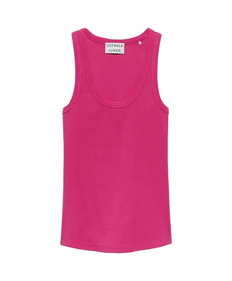 Catwalk Junkie Top Singlet Scoop Neck