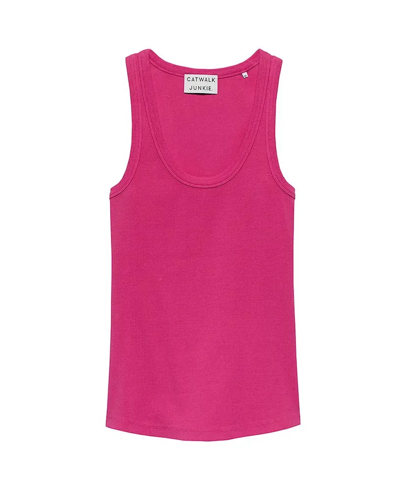 Catwalk Junkie Top Singlet Scoop Neck