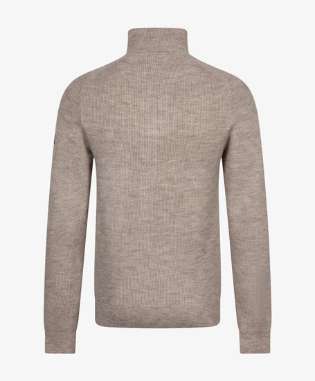 Cavallaro Napoli Corsico Melange Half Zip Pullover