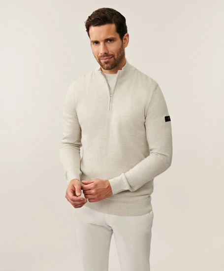 Cavallaro Napoli Half Zip Trui Merino