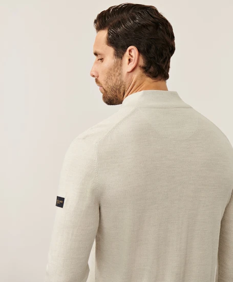 Cavallaro Napoli Half Zip Trui Merino