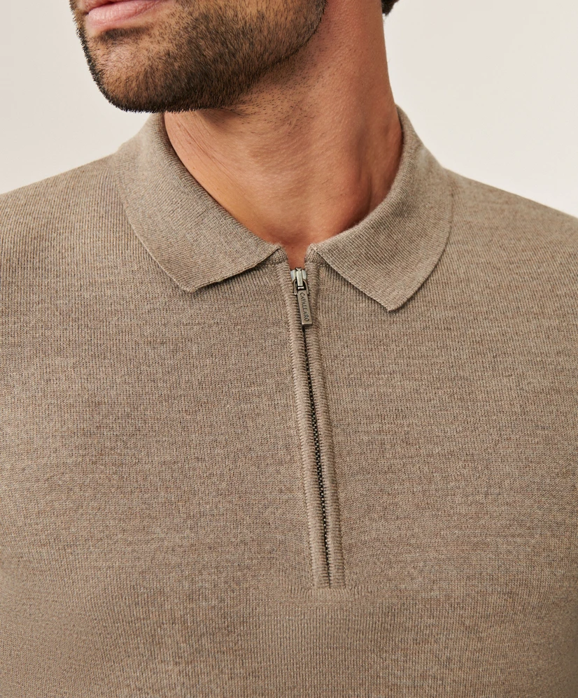 Cavallaro Napoli Half Zip Trui Merino