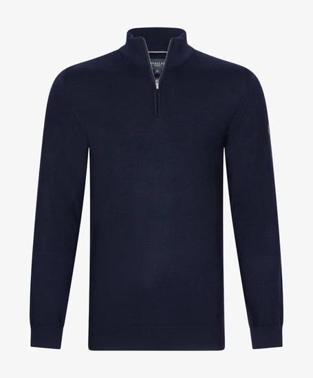 Cavallaro Napoli Merino Half Zip Pullover