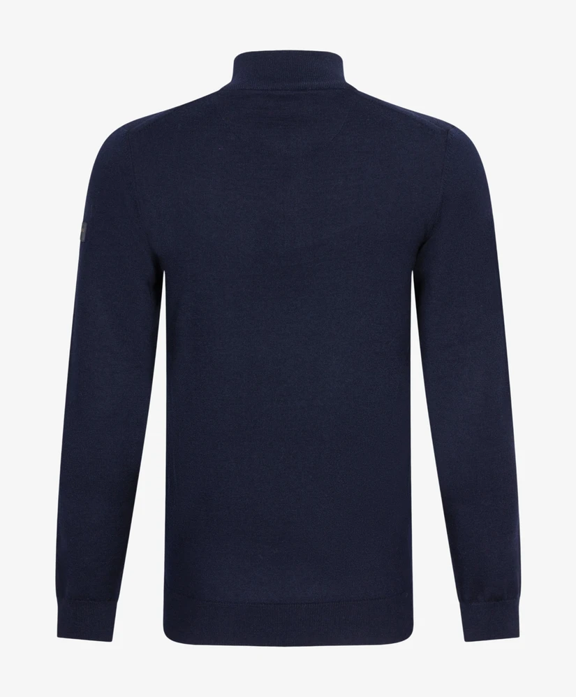 Cavallaro Napoli Merino Half Zip Pullover
