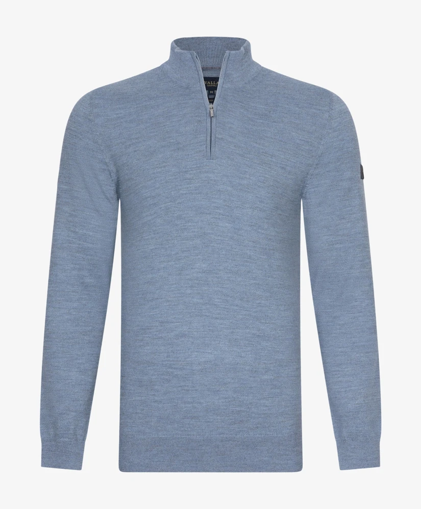 Cavallaro Napoli Merino Half Zip Pullover