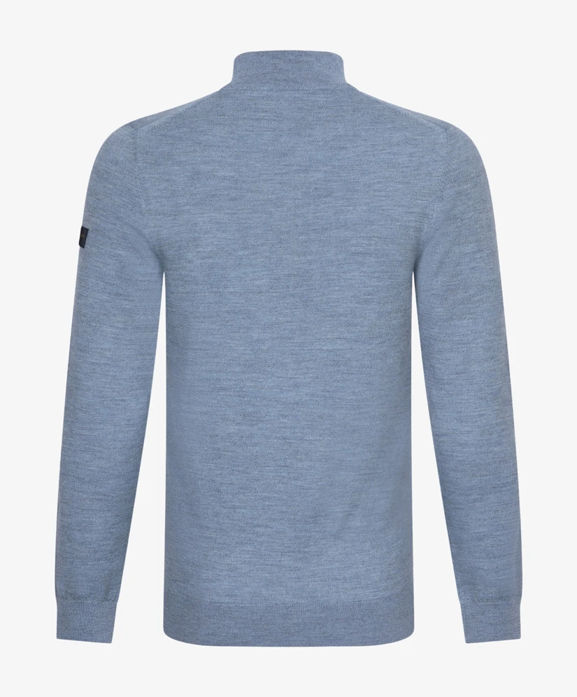 Cavallaro Napoli Merino Half Zip Pullover