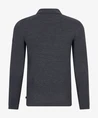 Cavallaro Napoli Merino Long Sleeve Zip Polo