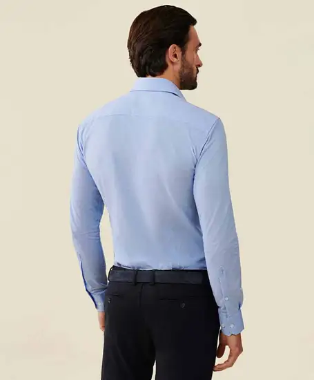 Cavallaro Napoli Overhemd Pique Slim Fit