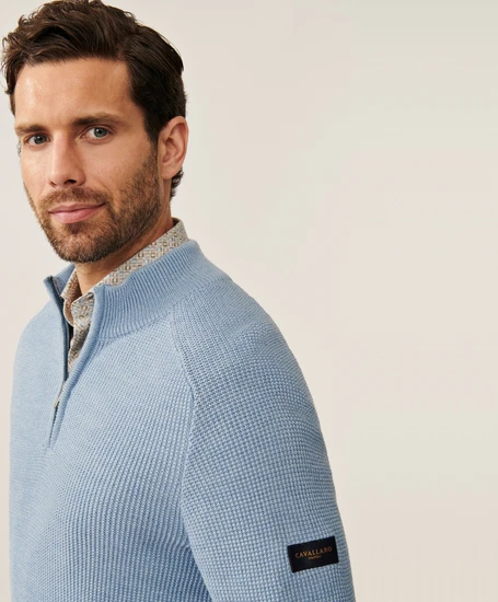 Cavallaro Napoli Sagio Half Zip Pullover