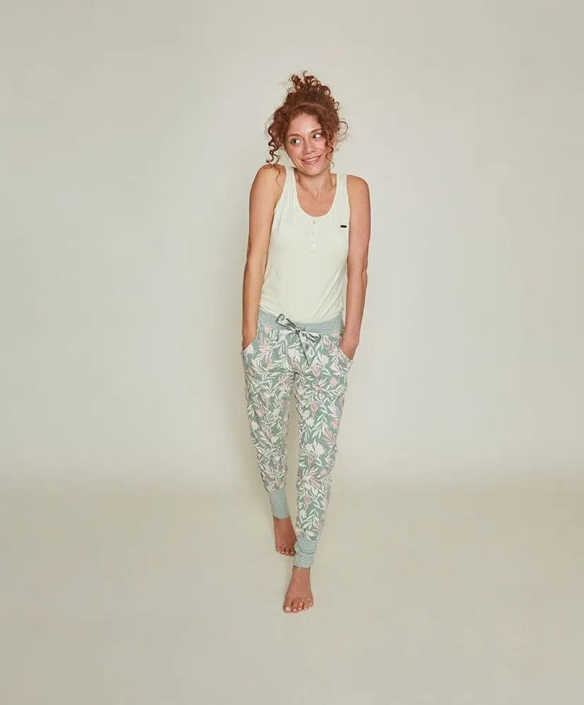 Charlie Choe Pyjamabroek Bloemenprint