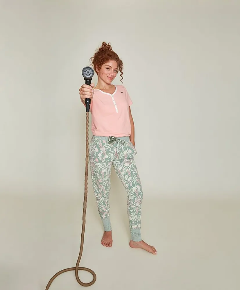 Charlie Choe Pyjamashirt Effen