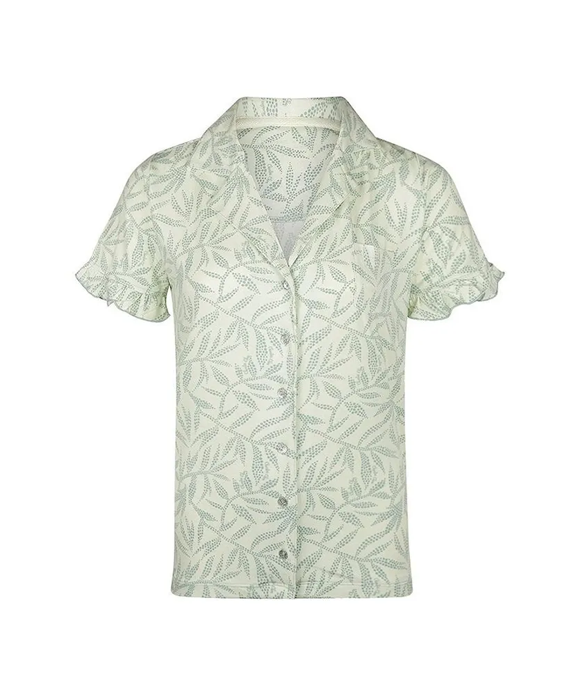 Charlie Choe Pyjamashirt Retro Ruffle