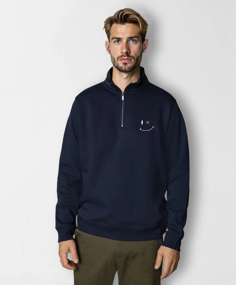 Clean Cut Copenhagen Half Zip Sweater Patrick