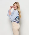 &Co Blouse Aubrie Stripe Patchwork