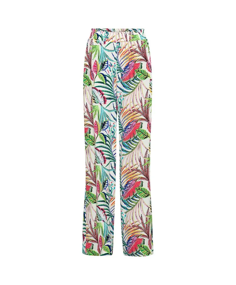 &Co Broek Nadine Multi Leaf