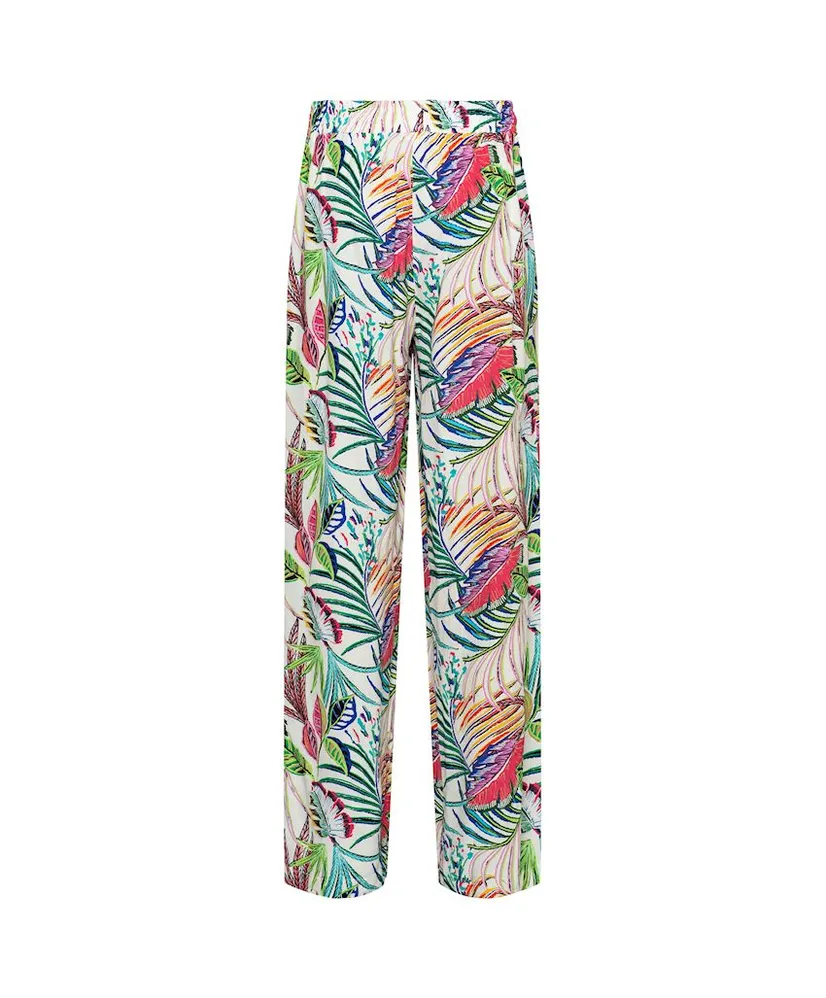 &Co Broek Nadine Multi Leaf