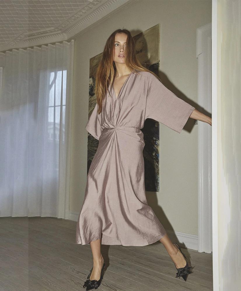 co'couture Maxi Jurk Hera Knot