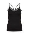 co'couture Top Singlet Rietta Rib Lace