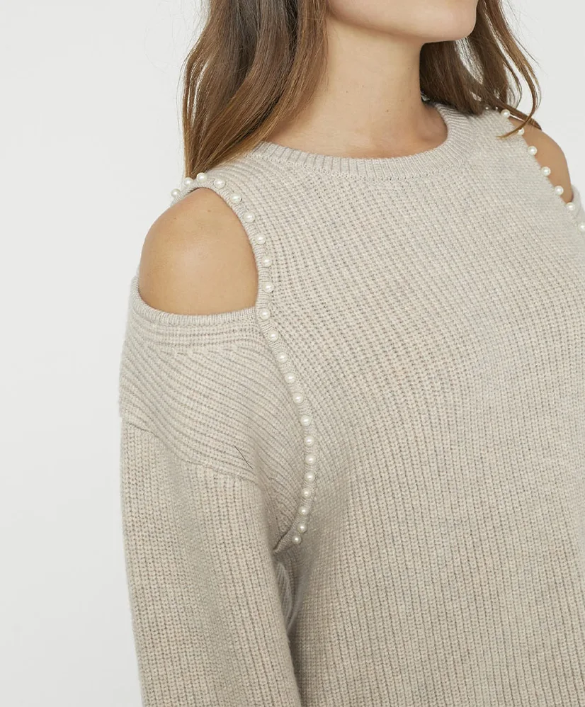 co'couture Trui Row Pearl