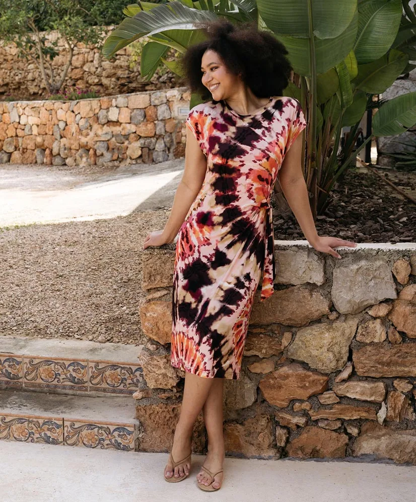 &Co Jurk Lizzy Tie-Dye