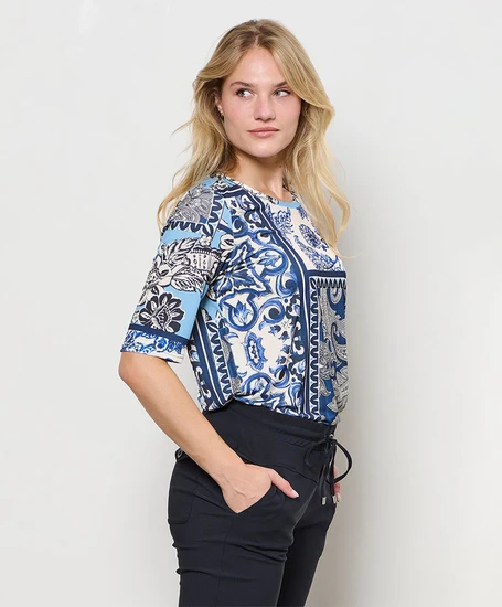 &Co T-shirt Lucille Paisley