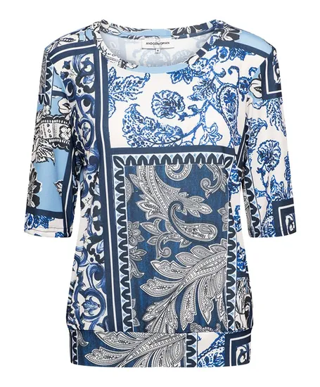 &Co T-shirt Lucille Paisley