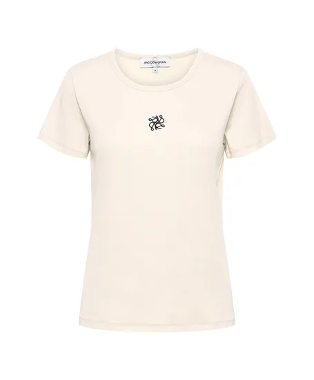 &Co T-shirt Rib Savi Embro