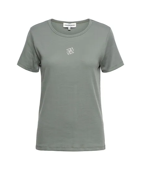 &Co T-shirt Rib Savi Embro