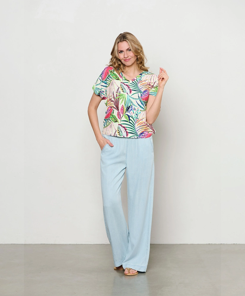 &Co Top Viana Multi Leaf