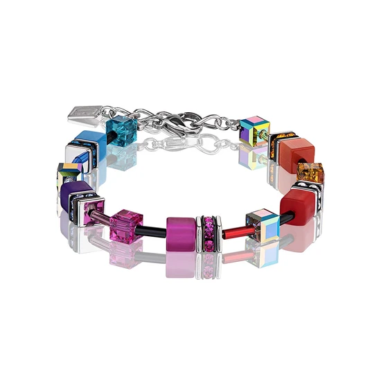 Coeur de Lion Geocube Armband - Multicolor Rainbow
