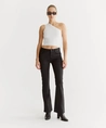 COJ Broek Laura Flared Coated
