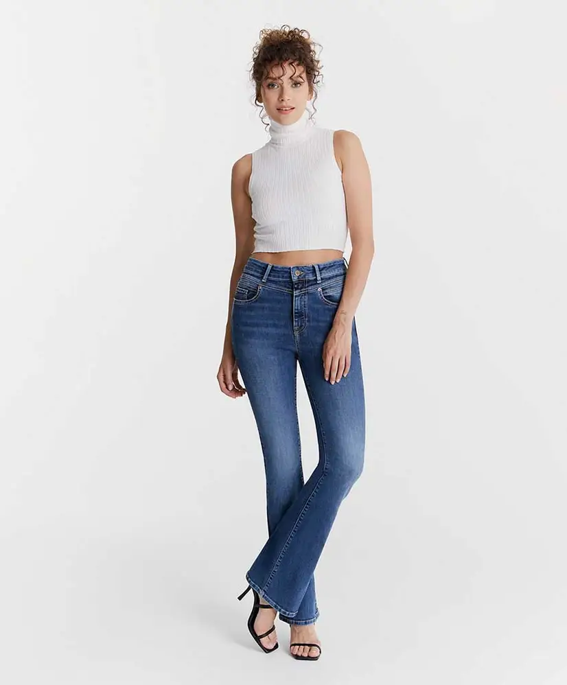 COJ Denim Flared Jeans Ultra High Waist Matilda