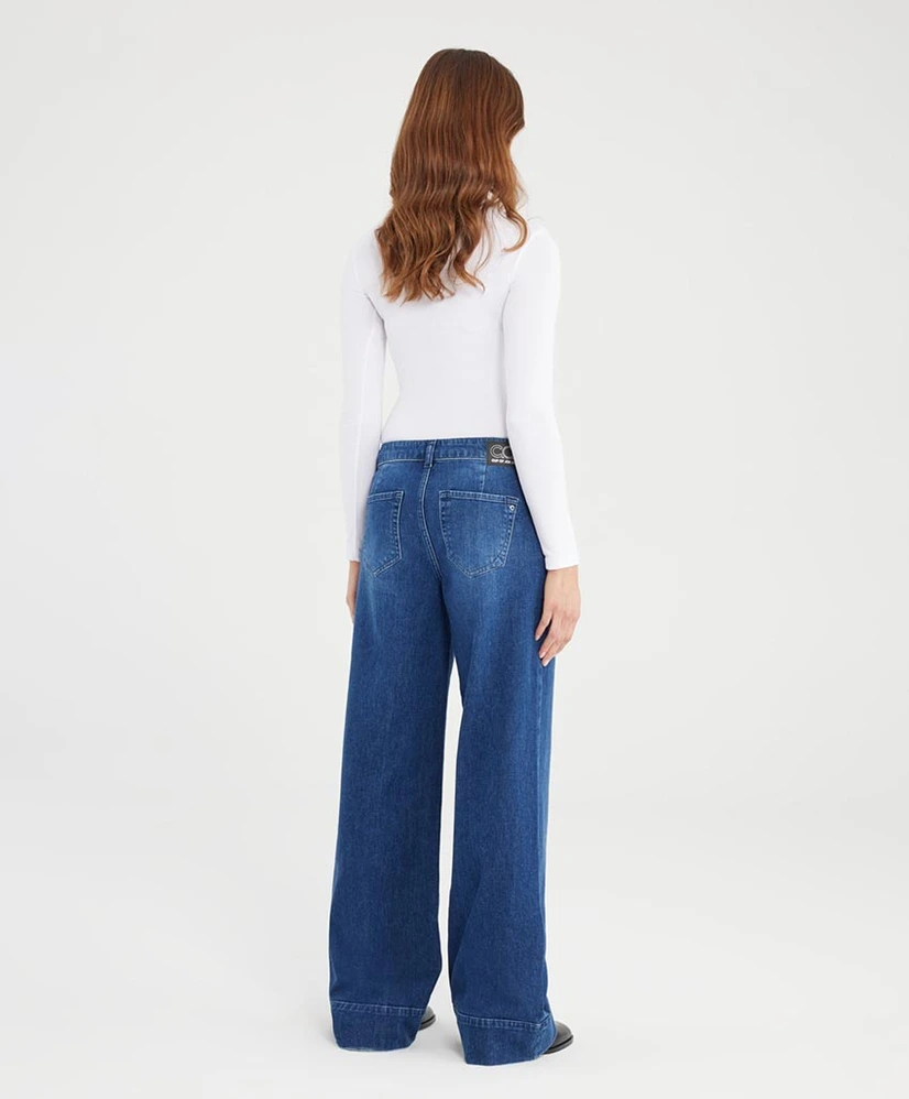 COJ Denim Jeans Straight Wide Leg Layla