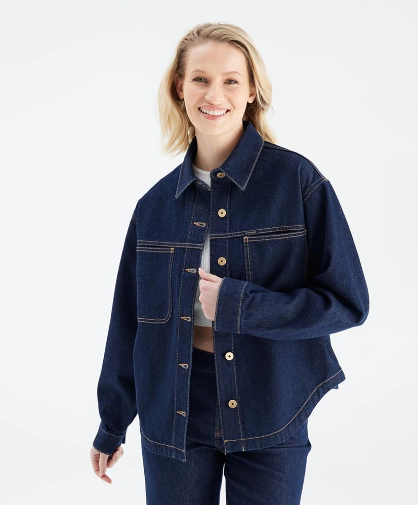 COJ Denim Spijkerblouse Tamara