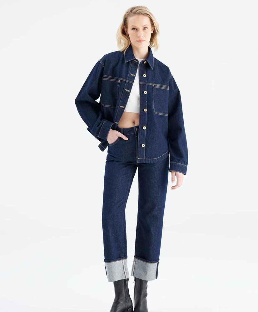 COJ Denim Spijkerblouse Tamara