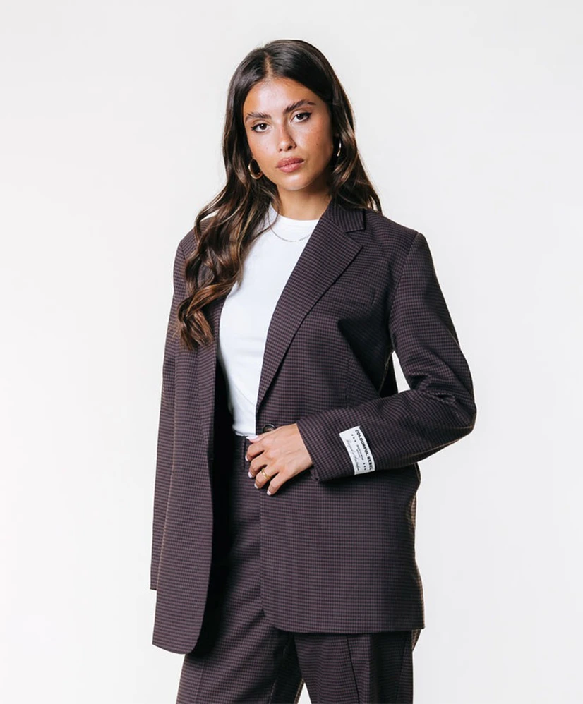 Colourful Rebel Blazer Mimmi Dogtooth