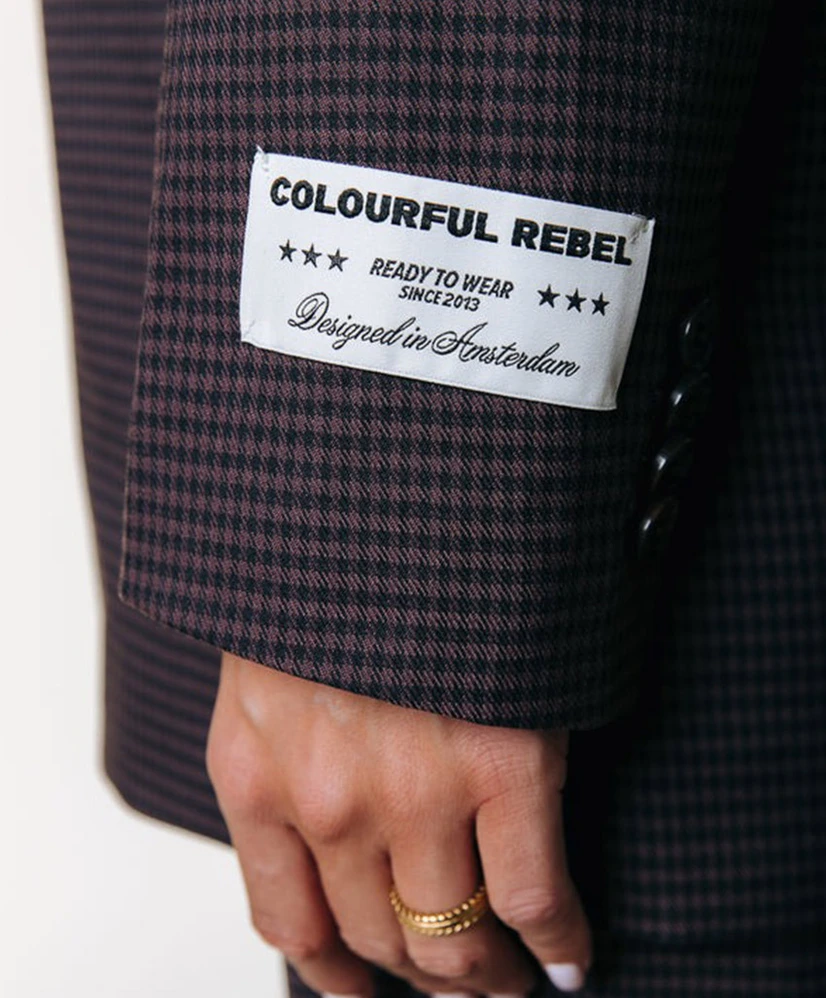 Colourful Rebel Blazer Mimmi Dogtooth